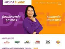 Tablet Screenshot of heldaelaine.com.br